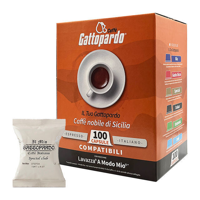 100 Capsule SPECIAL Caffè Gattopardo To.Da Compatibili Lavazza A Modo Mio