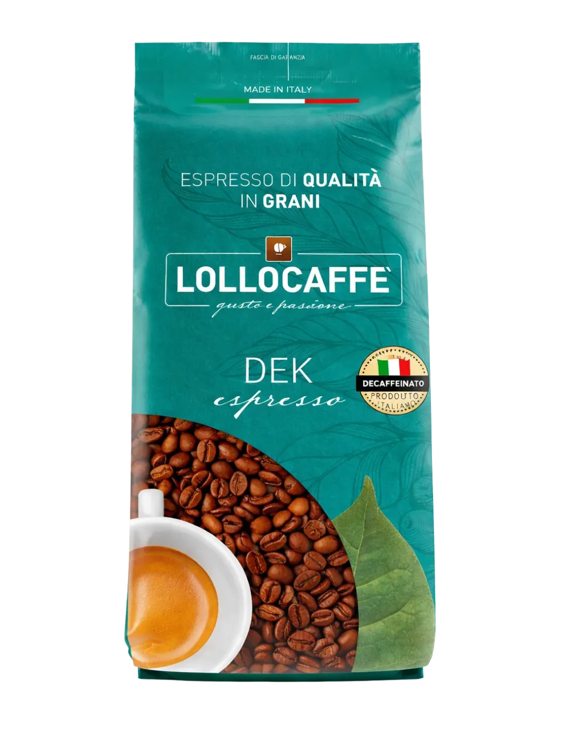 1Kg Caffè Lollo Grani Miscela Decaffeinata