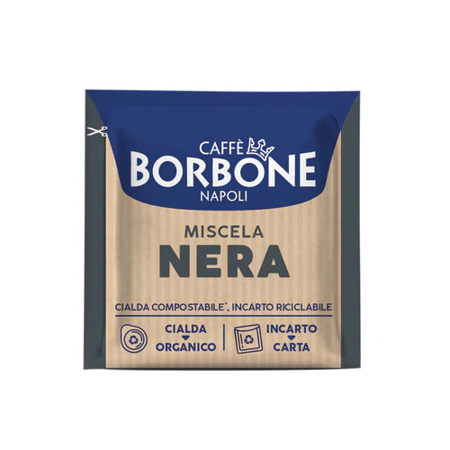 100 Cialde ESE 44 mm Caffè Borbone Miscela NERA