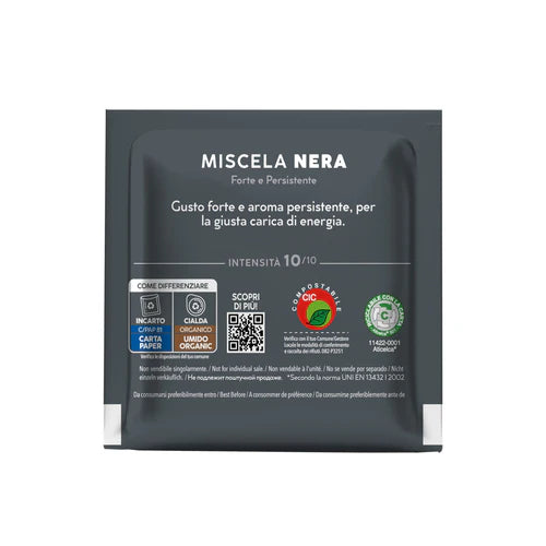 100 Cialde ESE 44 mm Caffè Borbone Miscela NERA