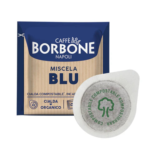 100 Cialde ESE 44 mm Caffè Borbone Miscela BLU