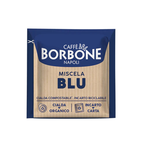 100 Cialde ESE 44 mm Caffè Borbone Miscela BLU