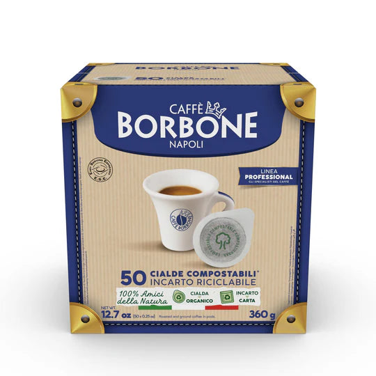 100 Cialde ESE 44 mm Caffè Borbone Miscela VERDE DEK