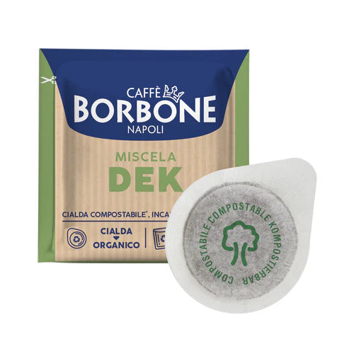 100 Cialde ESE 44 mm Caffè Borbone Miscela VERDE DEK