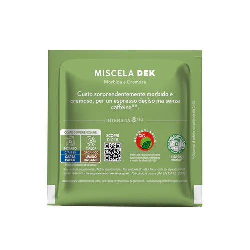 100 Cialde ESE 44 mm Caffè Borbone Miscela VERDE DEK
