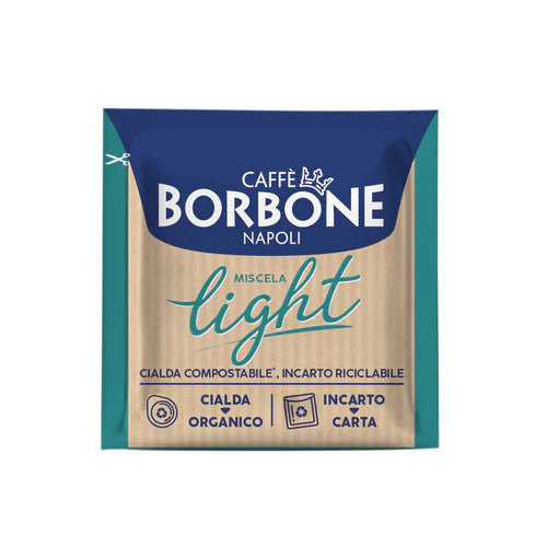 100 LIGHT miscela 50% Blu, 50% Dek - 50 Cialde COMPOSTABILI