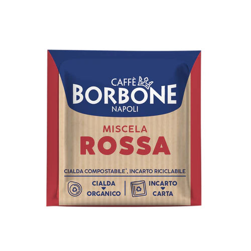 100 Cialde ESE 44 mm Caffè Borbone Miscela ROSSA