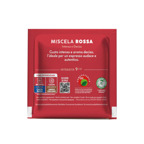 100 Cialde ESE 44 mm Caffè Borbone Miscela ROSSA
