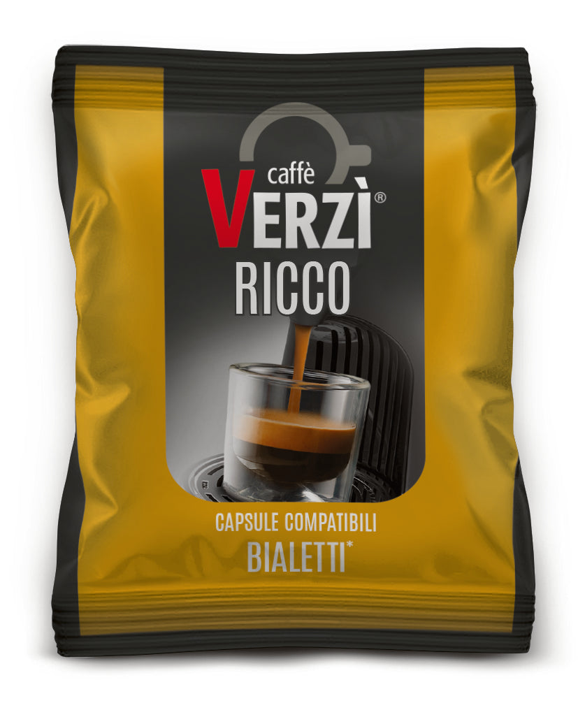 100 Capsule Compatibili Bialetti - Aroma Ricco Verzì