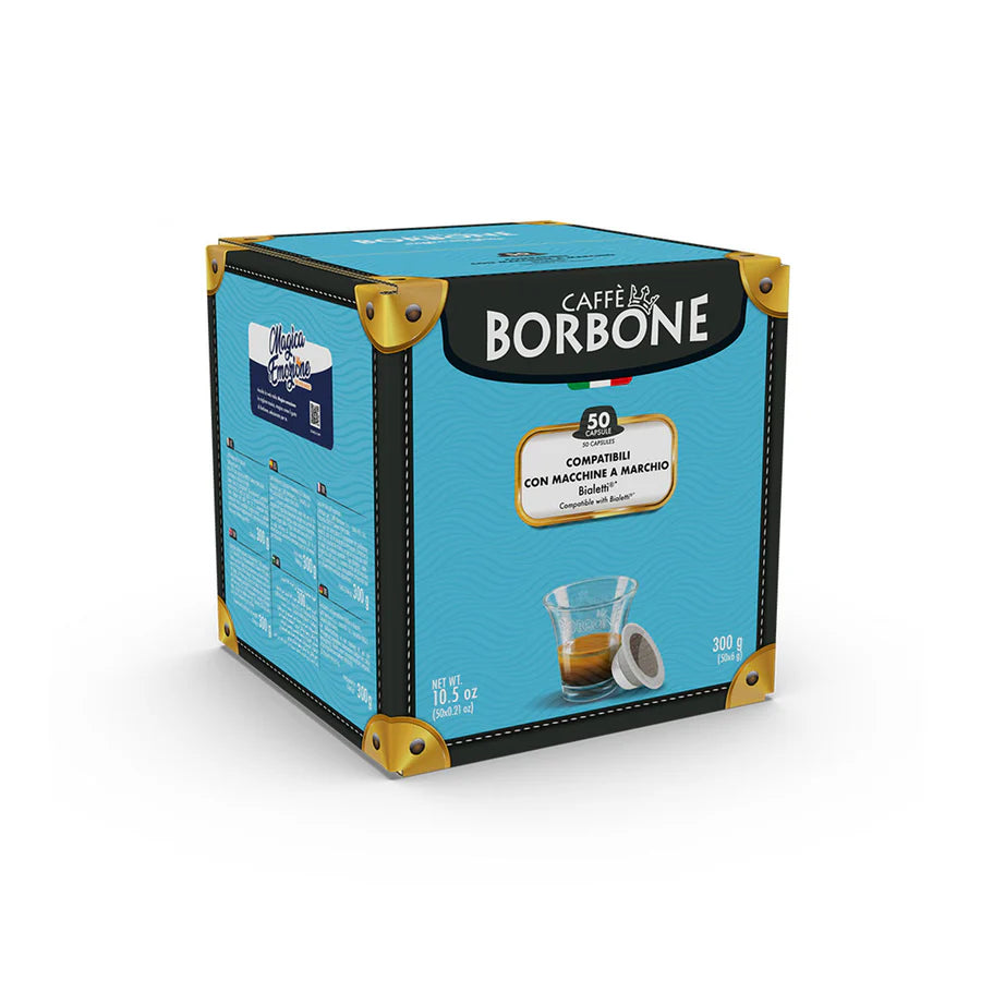 100 Capsule Caffè Borbone Compatibili Bialetti®* - Miscela BLU