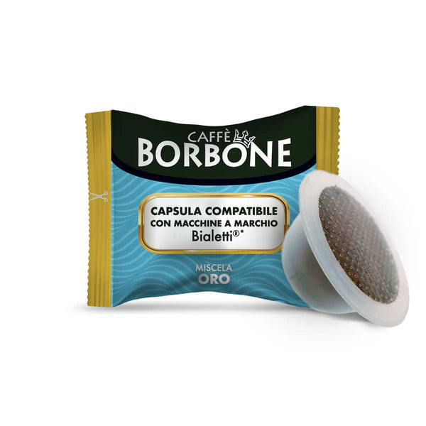 100 Capsule Caffè Borbone Compatibili Bialetti®* - Miscela ORO