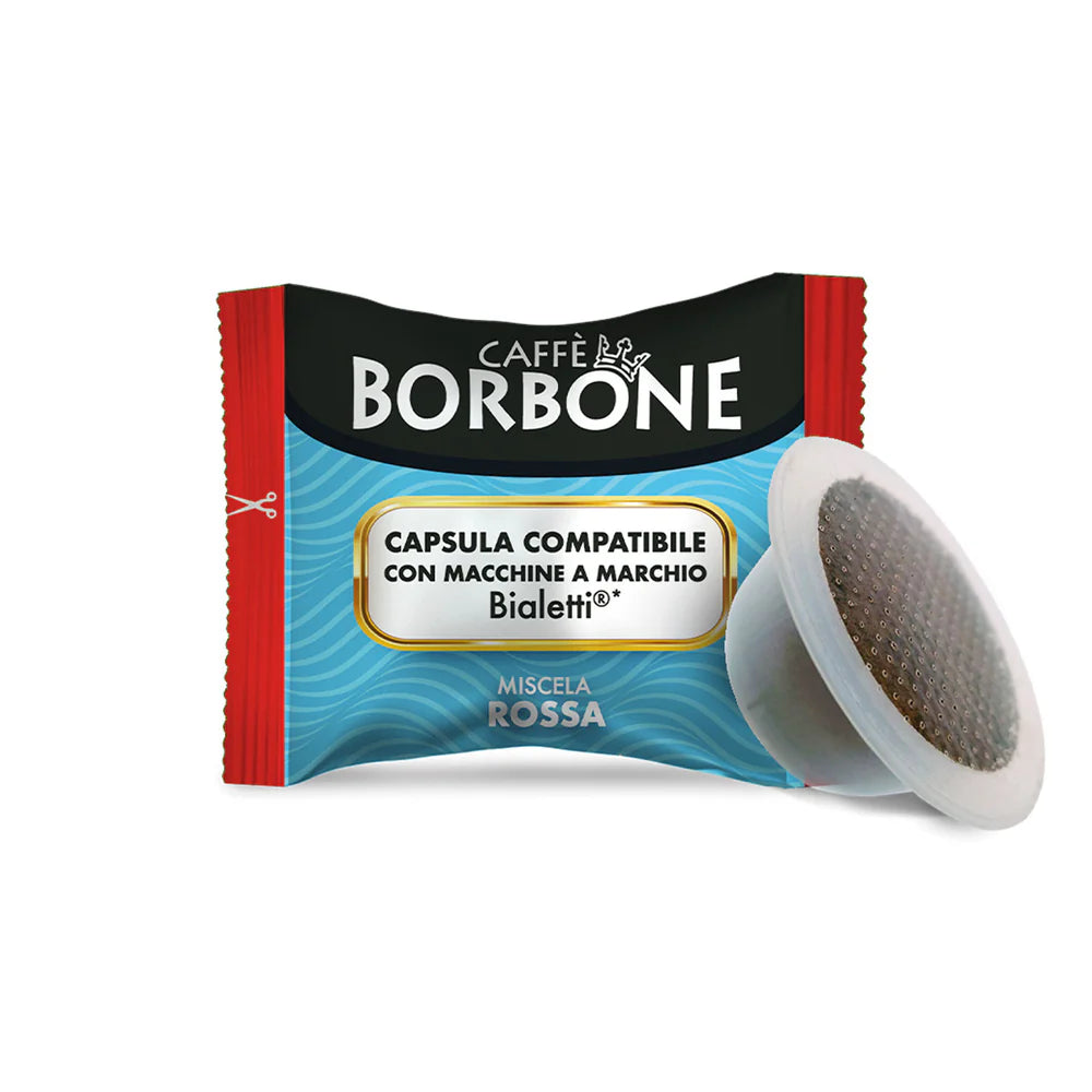 100 Capsule Caffè Borbone Compatibili Bialetti®* - Miscela ROSSA