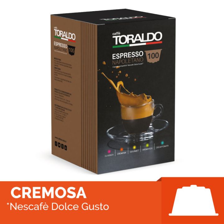 100 Capsule Compatibili Nescafè Dolce Gusto* - Miscela Cremosa
