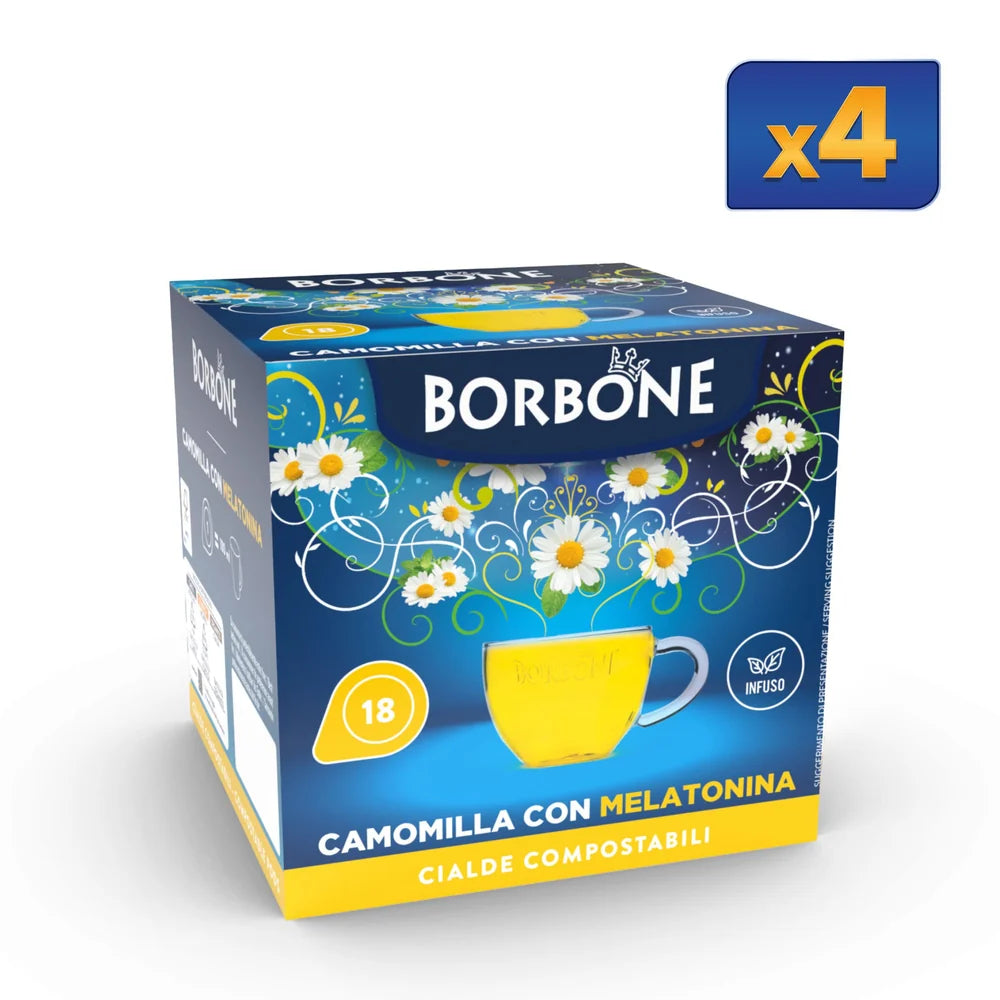 72 Cialde Camomilla Con Melatonina Caffè Borbone