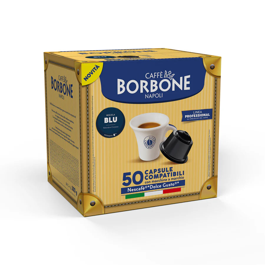 16 x 4 Capsule Borbone Compatibili Nescafè®* Dolce Gusto®* Miscela Blu