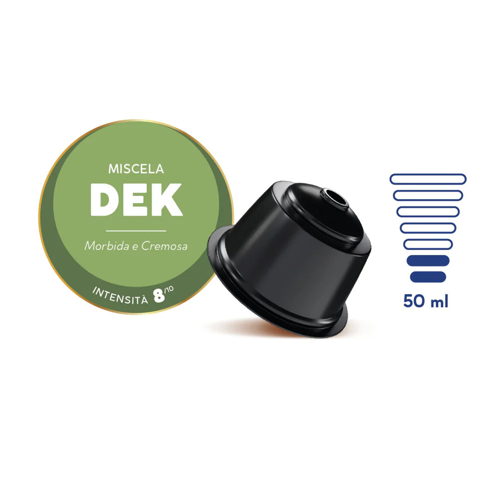 16 x 4 Capsule Borbone Compatibili Nescafè®* Dolce Gusto®* Miscela Dek