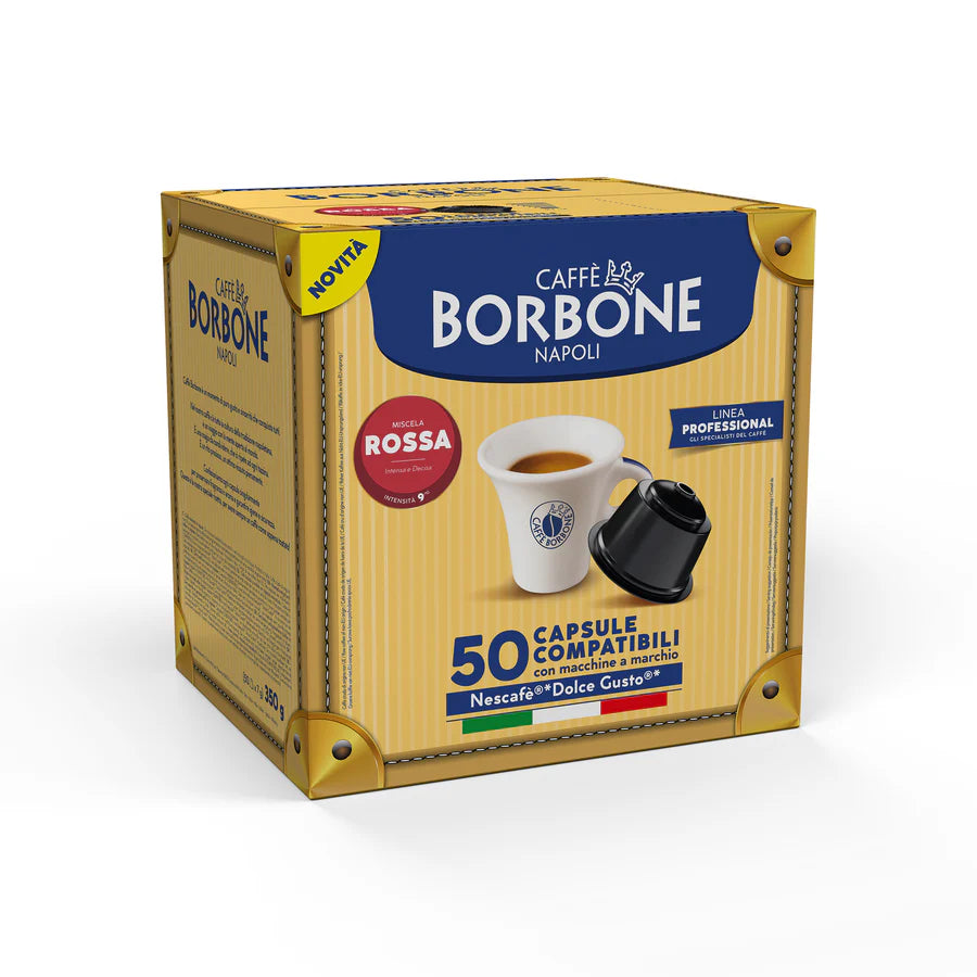 16 x 4 Capsule Borbone Compatibili Nescafè®* Dolce Gusto®* Miscela Rossa