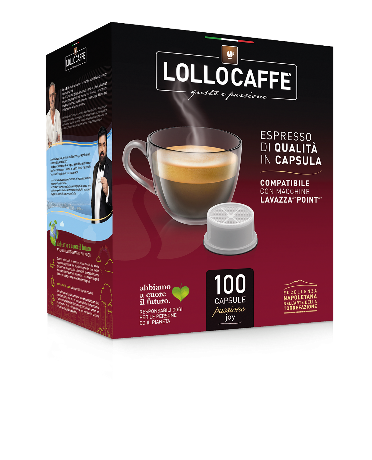 100 Capsule Compatibili Espresso Point Miscela Argento