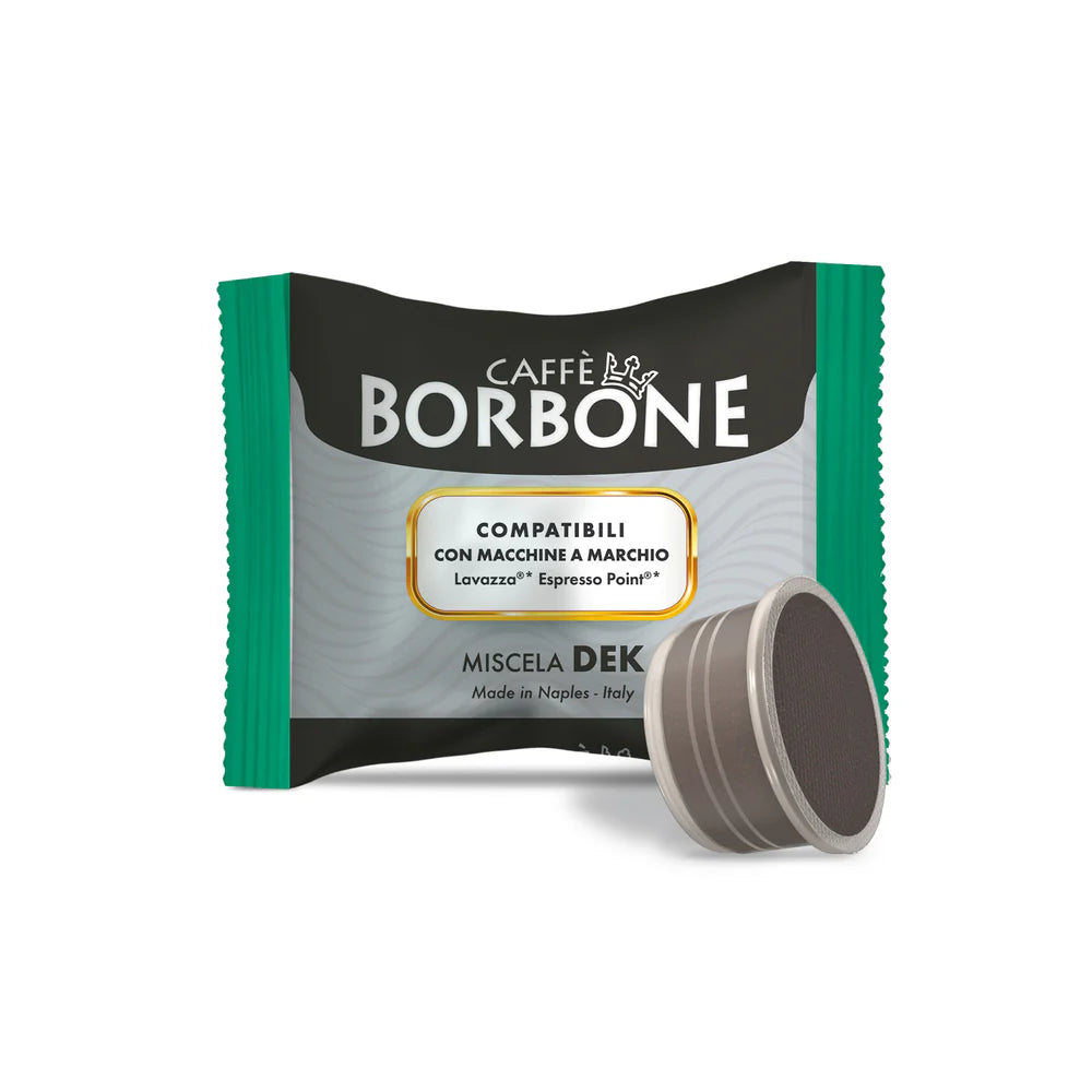 100 Capsule Borbone Compatibili Miscela VERDE DEK