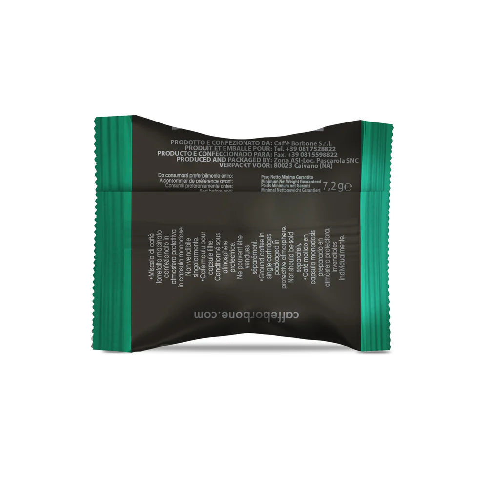 100 Capsule Borbone Compatibili Miscela VERDE DEK