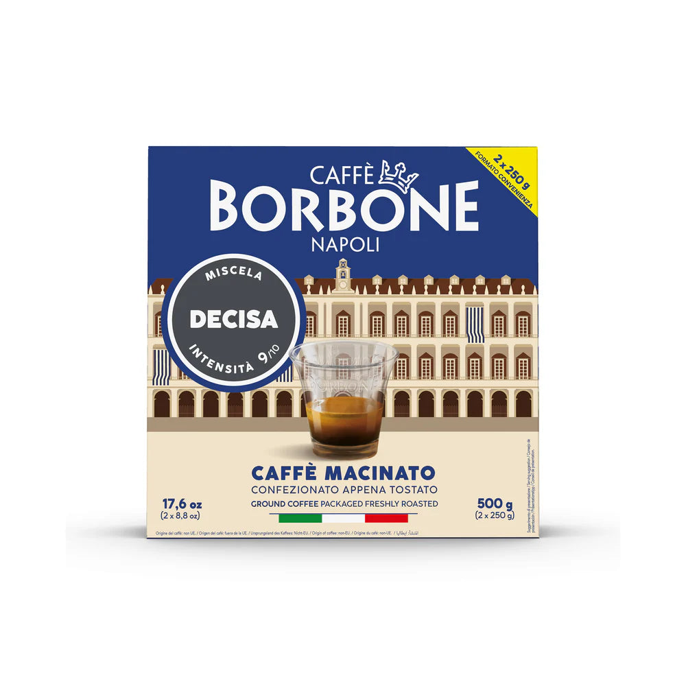 Moka Borbone miscela DECISA confezione BIPACK da 2x250gr