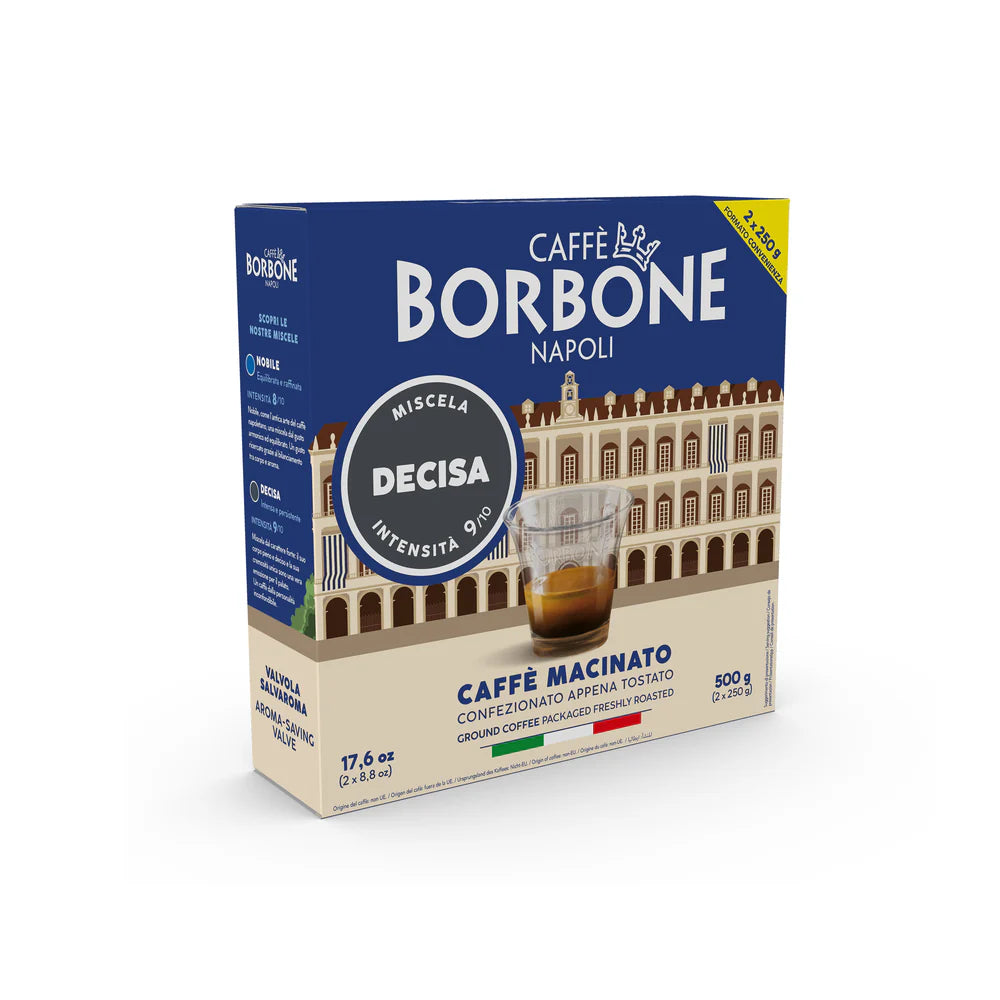 Moka Borbone miscela DECISA confezione BIPACK da 2x250gr
