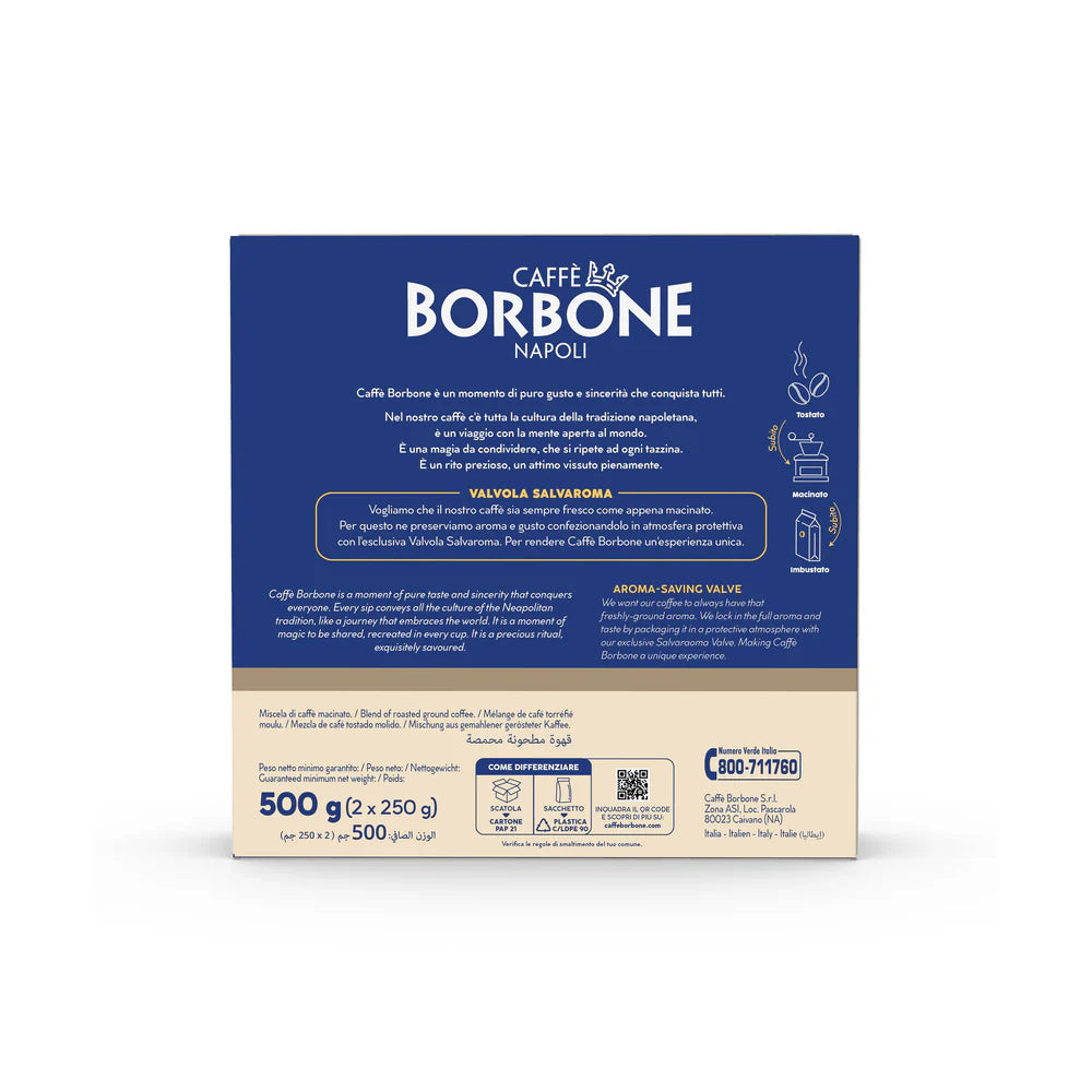 Moka Borbone miscela NOBILE confezione BIPACK da 2x250gr