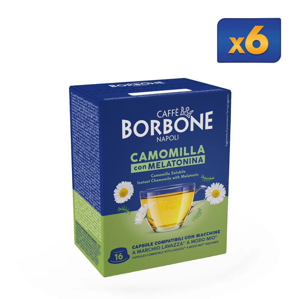 96 Capsule Camomilla E Melatonina Compatibili Con Macchine A Marchio Lavazza®* A Modo Mio