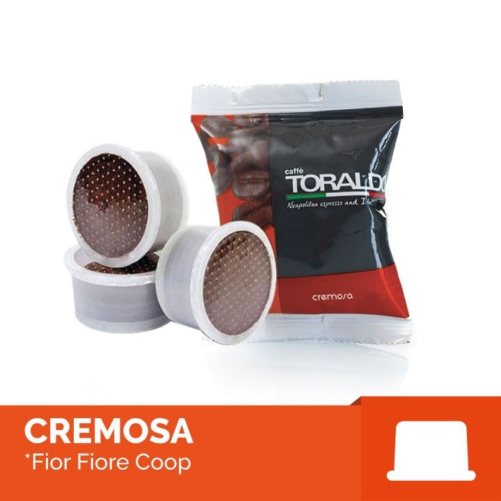 100 Capsule Compatibili Fior Fiore Coop* - Miscela Cremosa