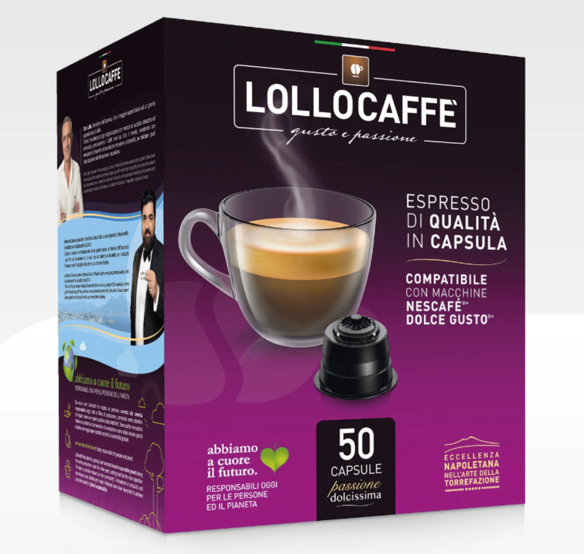 50 Capsule Compatibili Nescafè Dolce Gusto* - Miscela Dek