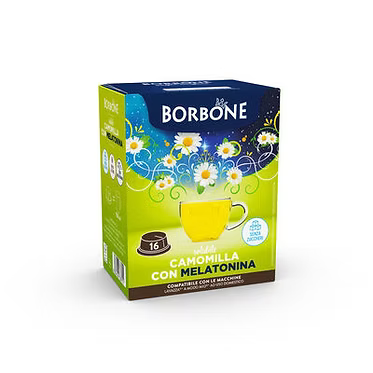 16 Capsule Borbone Solubile CAMOMILLA e MELATONINA x a modo mio