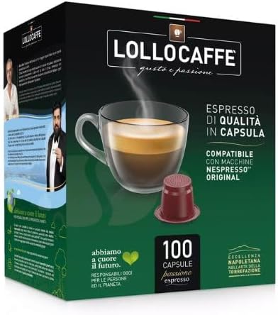 100 Capsule Lollo Compatibili Nespresso® Miscela Dek