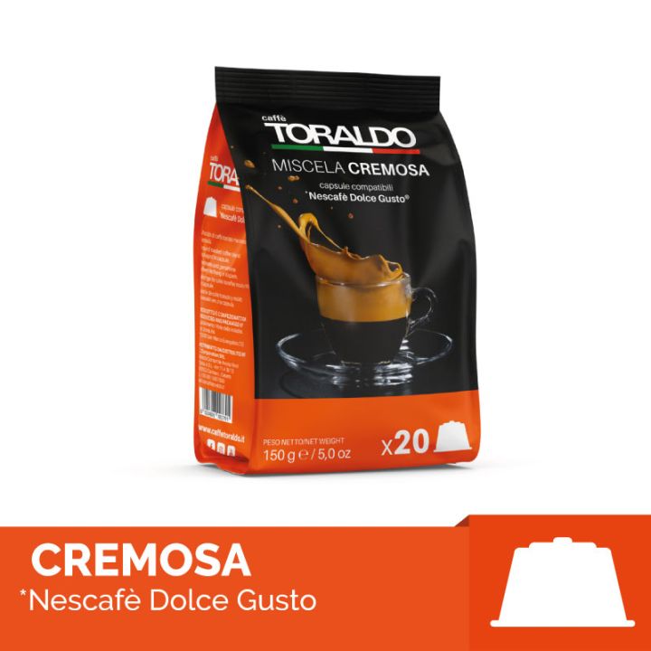 100 Capsule Compatibili Nescafè Dolce Gusto* - Miscela Cremosa
